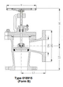 Screwdown Check-Valves (SDNR), PN 16/DN100 straight type or angle type, DIN 86252-02