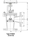 Screwdown Check-Valves (SDNR), PN 16/DN50 straight type or angle type, DIN 86252-02