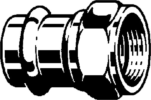 Profipress G, connection screw fitting, 490 829
