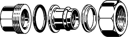 Sanpress, insulating union, 469 450