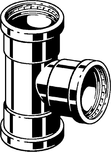 Sanpress Inox XL, T-piece, 483 074
