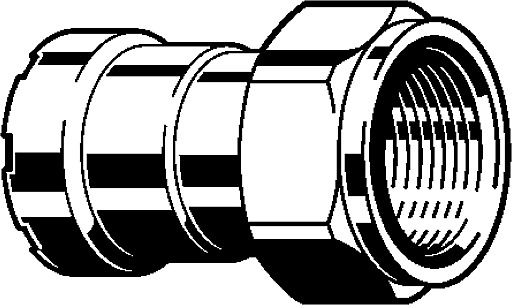 Megapress, connection screw fitting, 718 848