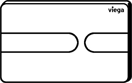 nan, WC flush plate for Prevista, 773 069
