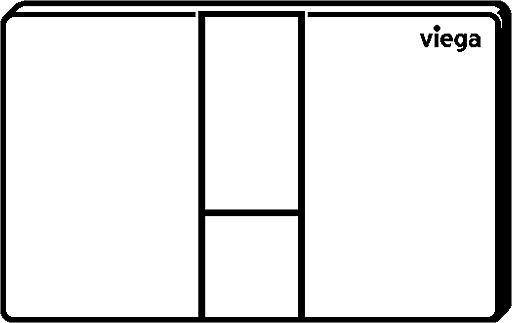 nan, WC flush plate for Prevista, 773 359