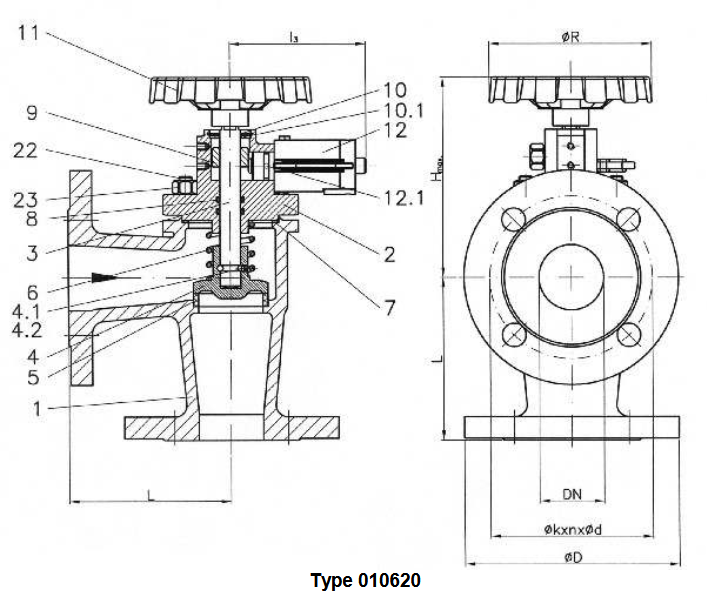 Remote Controlled quick-closing valves, PN 16/DN65