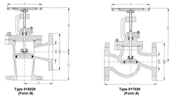 Stop-valves and angle stop-valves, PN 16/DN15