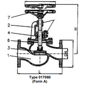 Stop-Valves and Angle Stop-Valves, PN 10/16, DN100