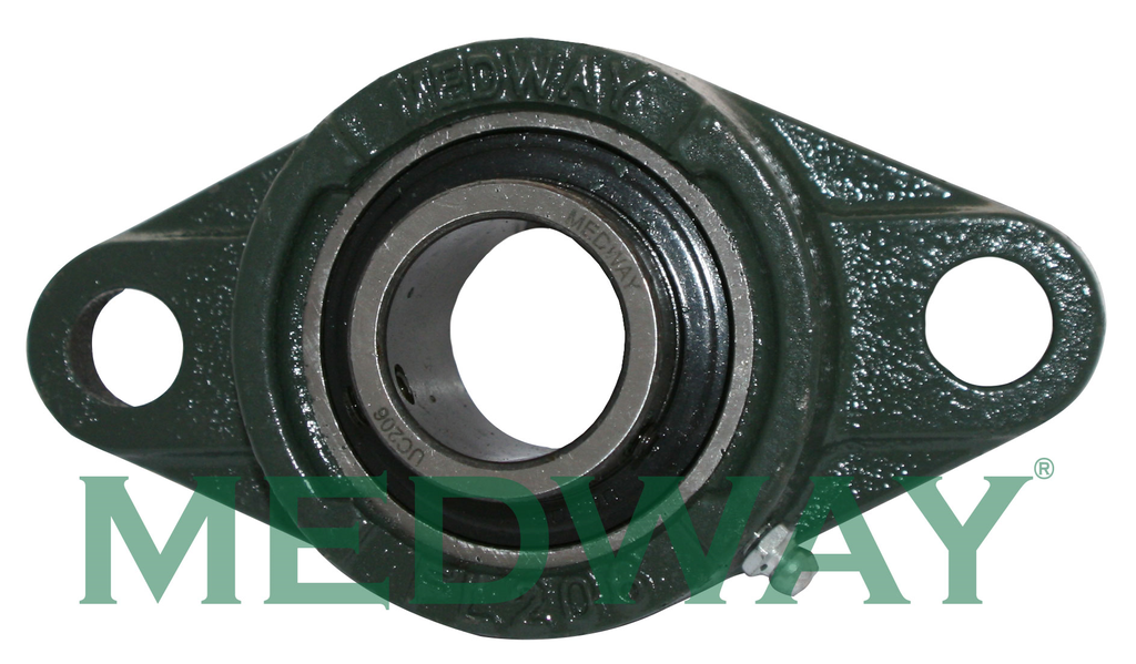 2-BOLT FLANGED BEARING UNIT,UCFL203/17MM AGRI MED