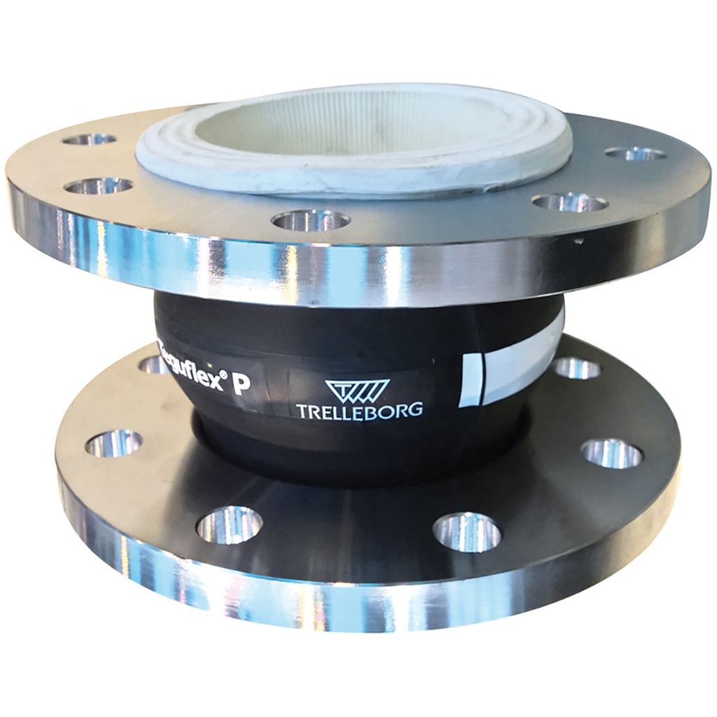 RUBBER EXPANSION JOINT 1565 DN 100 NBR STAINLESS STEEL FLANGES  