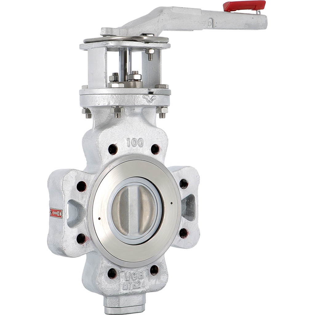 BUTTERFLY V. 1117 ANSI150 PN20 DN250 Double offset A216WCB/CF8M/PTFE+Gearbox  