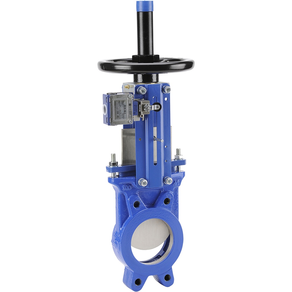 CAST IRON KNIFE GATE V. 170 PN10 DN125 EN-GJL-250/F304/NBR + Limit switch  