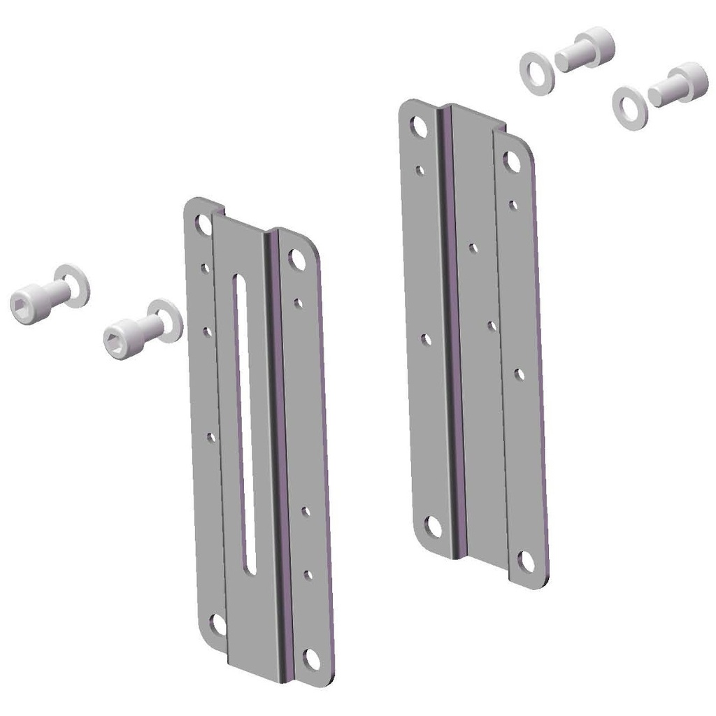 ST. STEEL LATERAL BRACKETS for KGV DN300 2 spare brackets with bolting  