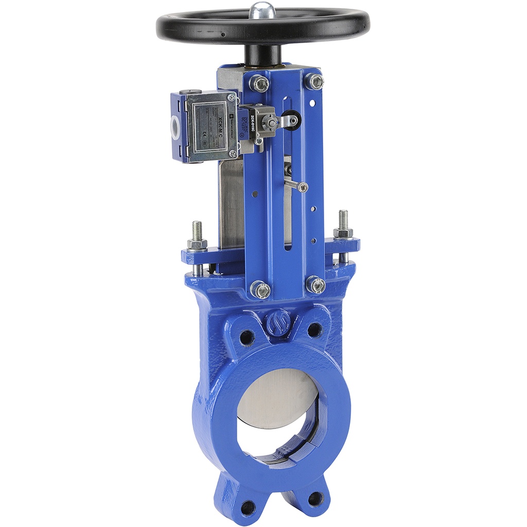 CAST IRON KNIFE GATE V. 177 PN10 DN125 EN-GJL-250/F304/EPDM + Limit switch  