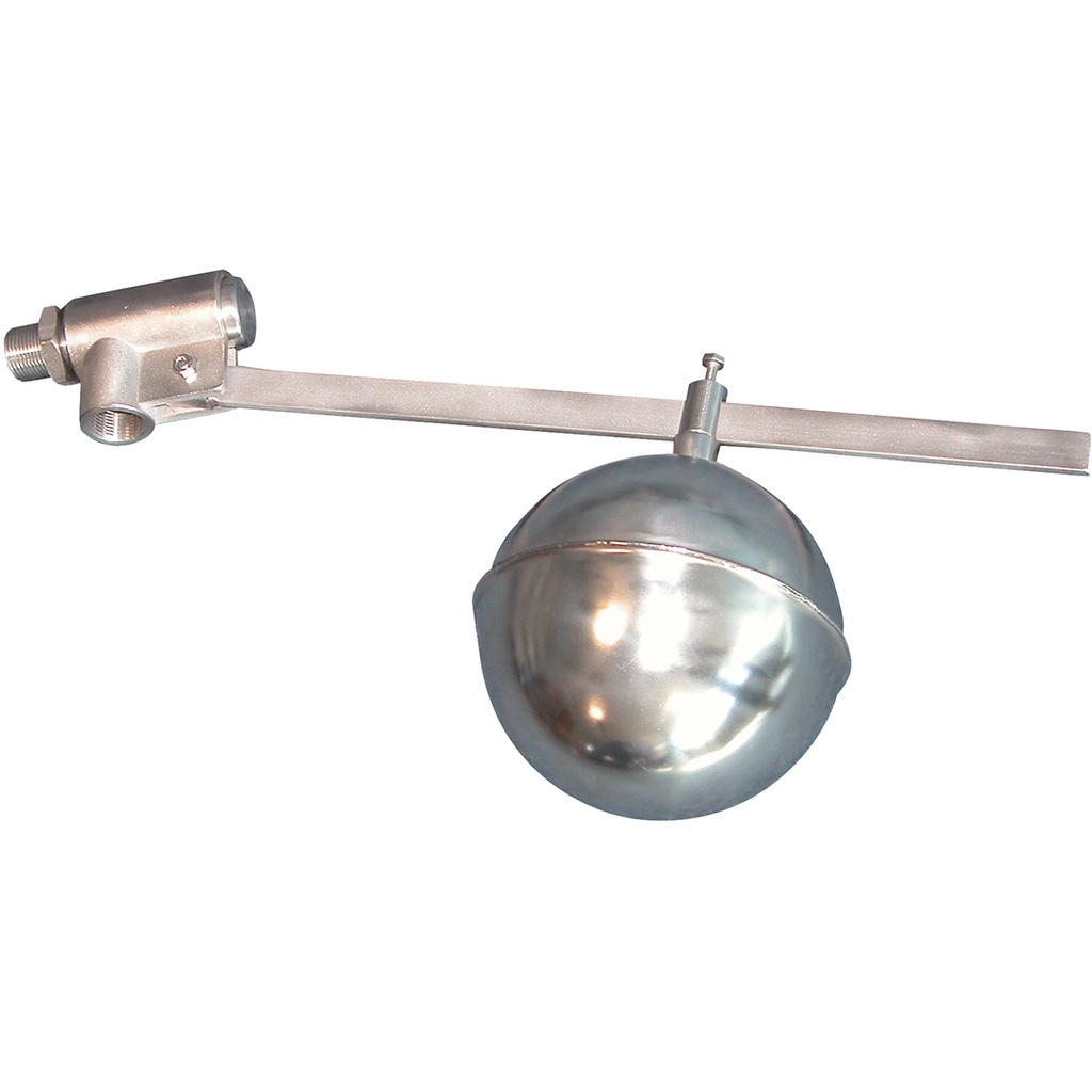 STAINLESS STEEL FLOAT V. 494 BSP 3/4" M F304/F316 float Ø186mm  