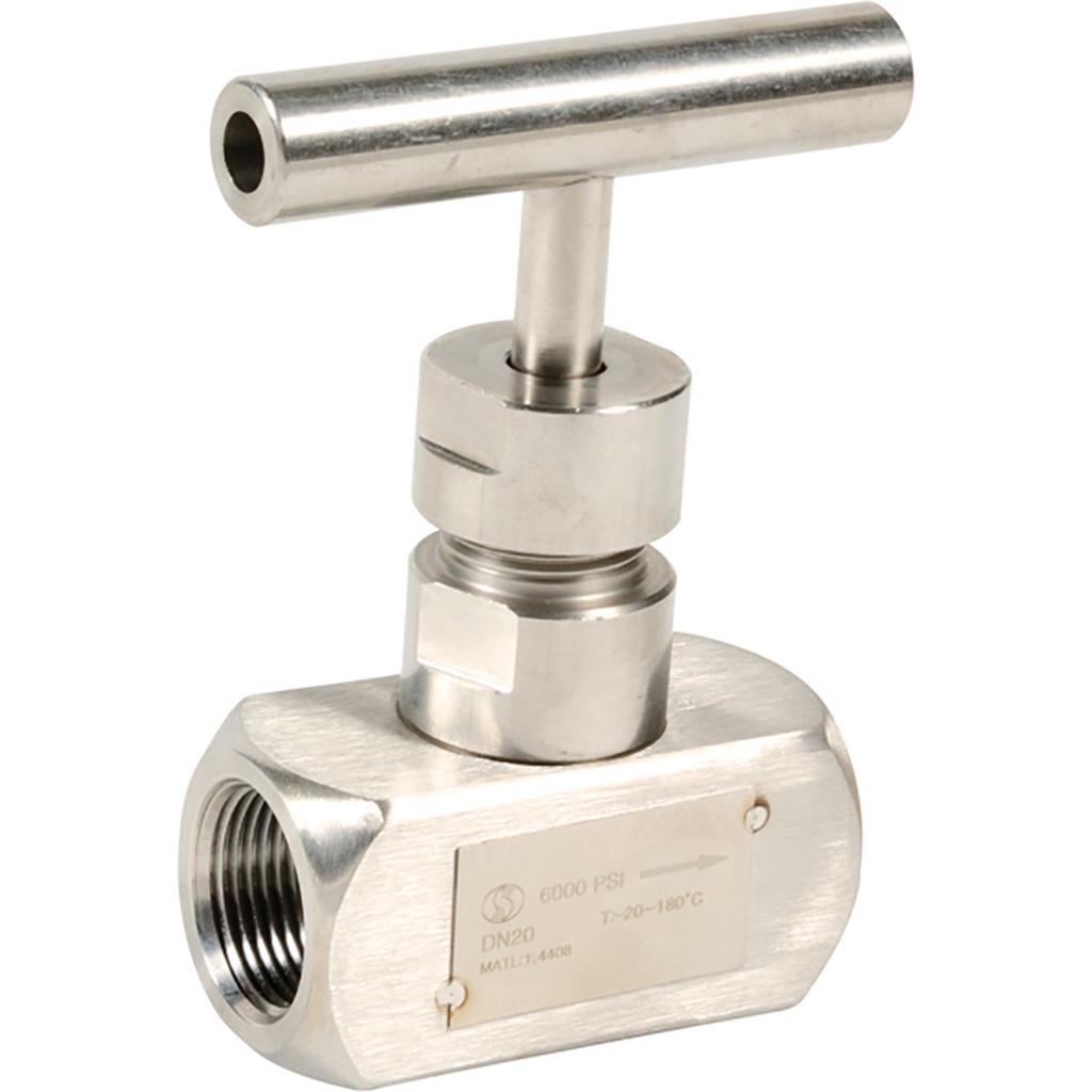 STAINLESS STEEL NEEDLE V. 481 BSP 1/2" FF CF8M/F304 needle High pressure  