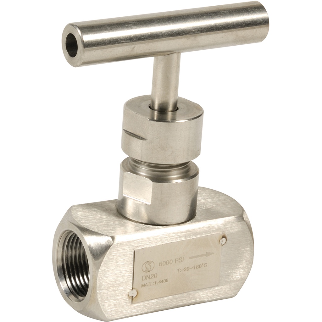 STAINLESS STEEL NEEDLE V. 487 NPT 1" FF CF8M/F304 needle High pressure  