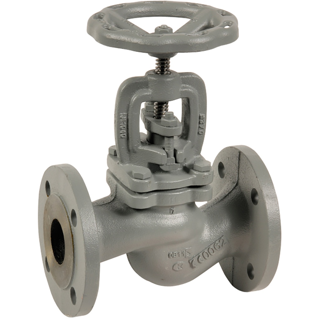 CAST IRON GLOBE V. 479 PN16 DN100 EN-GJL-250 / Stainless steel inner parts  