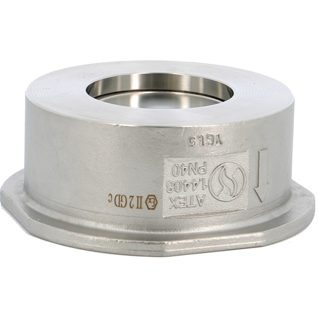 STAINLESS ST. CHECK V. 386 PN16/40 DN50 CF8M Wafer Spring check All positions  