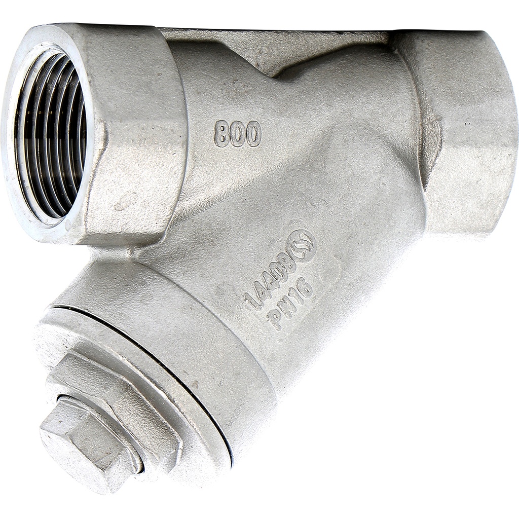 STAINLESS STEEL Y-STRAINER 230 BSP 2" FF CF8M body / F304 screen  
