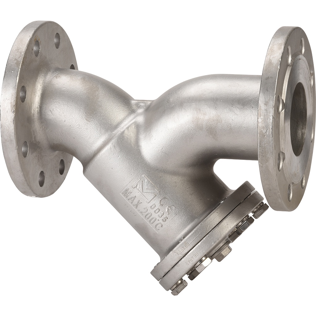 ST. STEEL Y-STRAINER 240L PN16 DN150 LOW TEMP/ F316 SCREEN/ TFM 4215 GASKET  