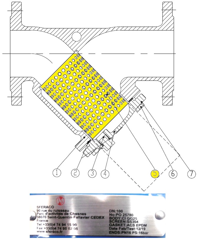 SCREEN for STRAINER 233H DN300 317X409    