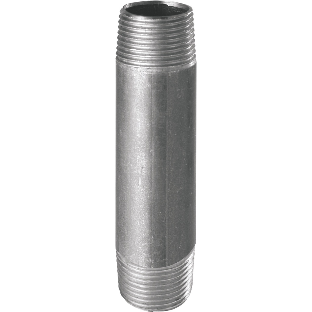 530G - BARREL NIPPLE 3/8" L120 GALVANISED  
