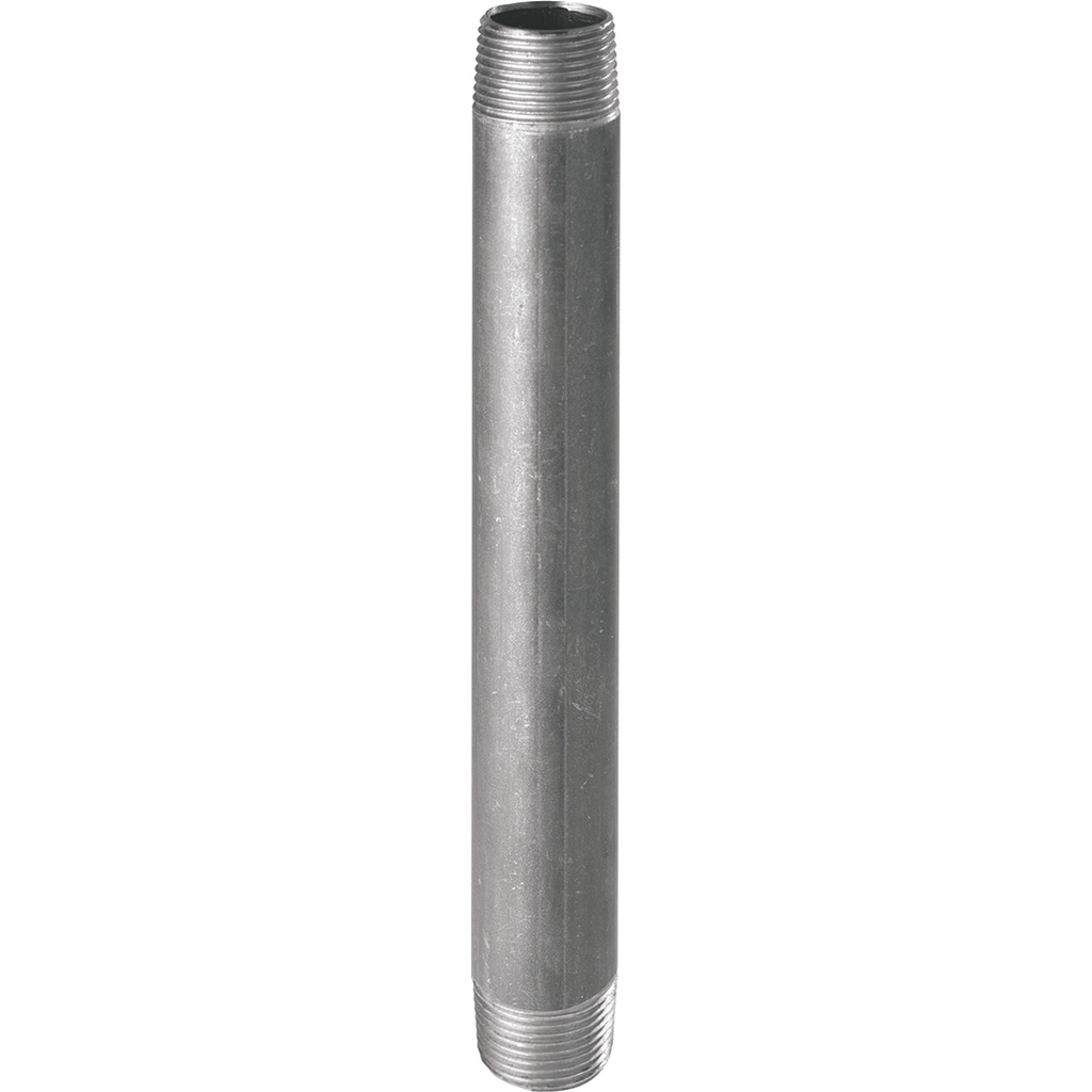 530G - BARREL NIPPLE 1"1/4 L200 GALVANISED  